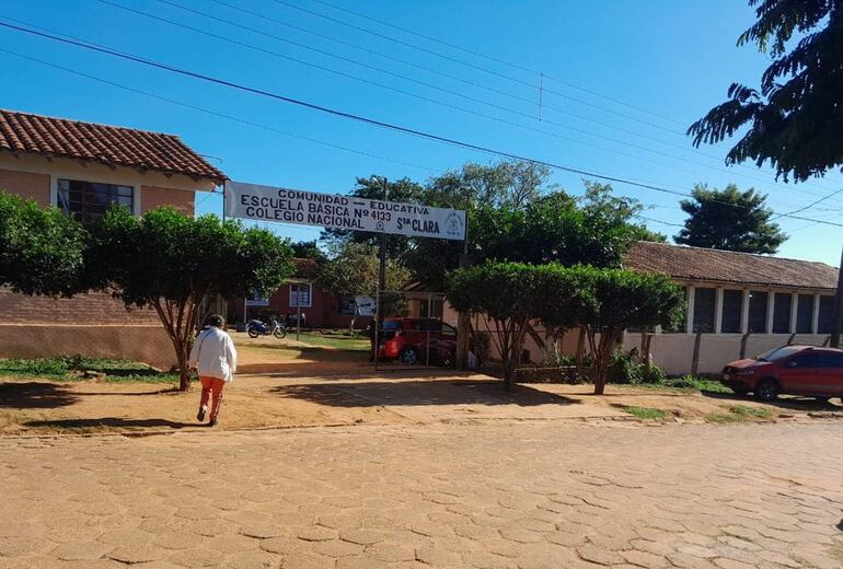 La institución en cuyo frente se realizó el disparo. (Foto gentileza).