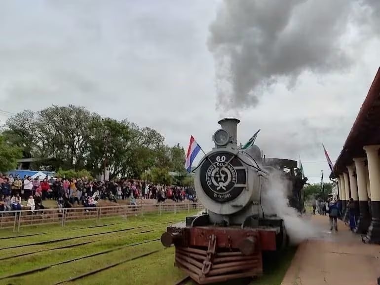 La Locomotora N°60 de Ypacaraí es considerada una reliquia histórica.