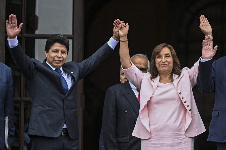 Fotografía de archivo: el expresidente de Perú, Pedro Castillo y la actual mandataria peruana, Dina Boluarte.