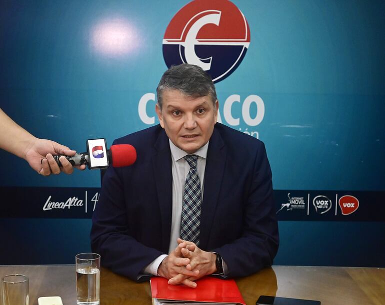 Óscar Stark, presidente de Copaco.