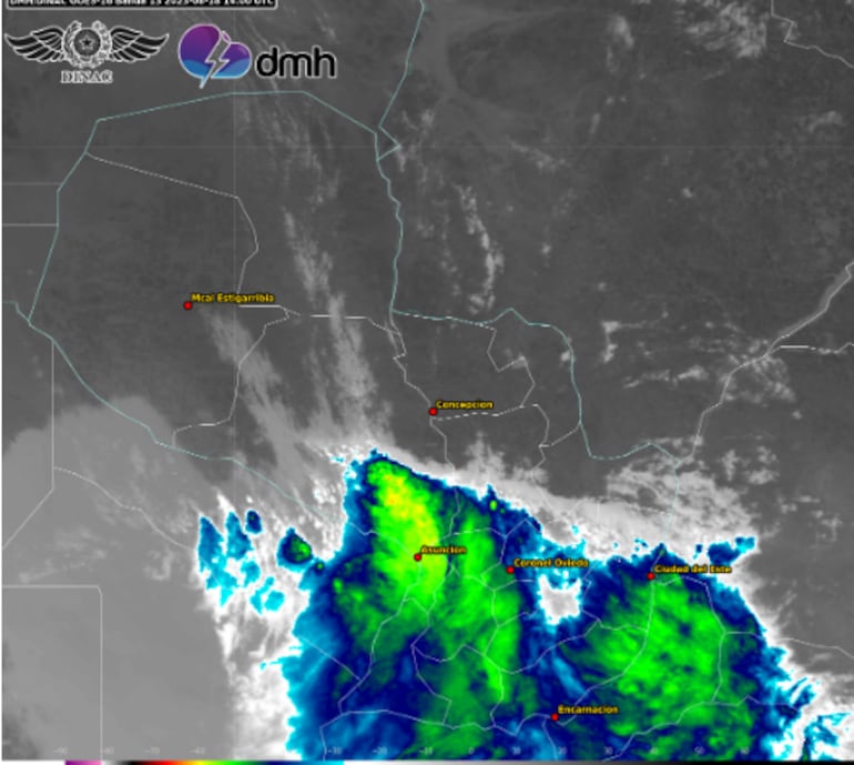 Avanza sistema de tormenta sobre todo el territorio nacional.