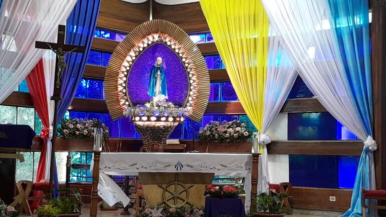 Oratorio del Santuario de la Virgen de Itacuá.