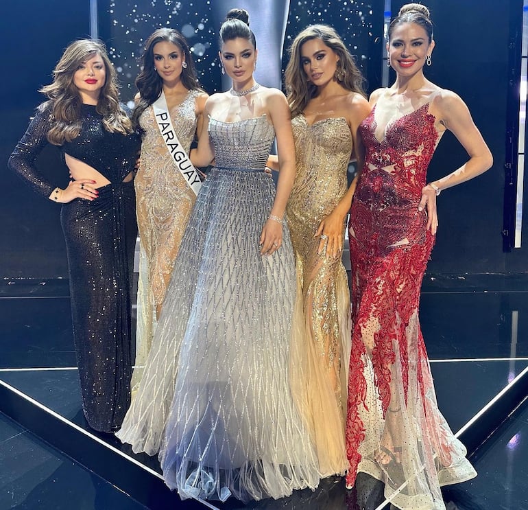 ¡Bellezas paraguayas en el Miss Universo 2023! Ariane Maciel, Elicena Andrada, Nadia Ferreira, Stephi Stegman y Yanina González.