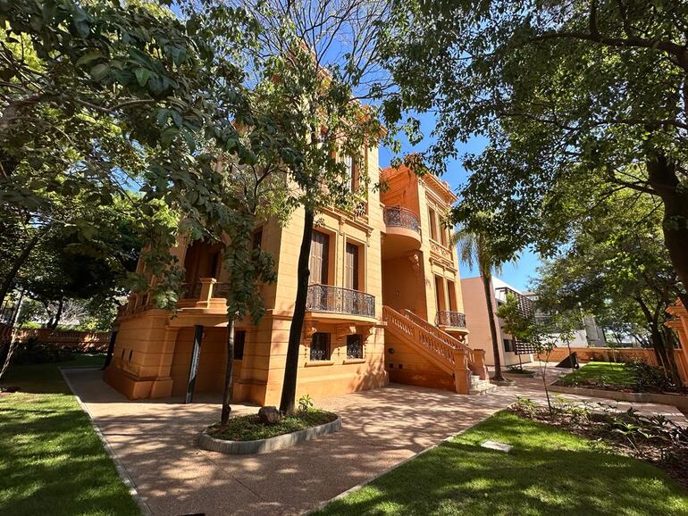 Así quedó el Palacete Peris, nueva sede de la Embajada de España en Paraguay.