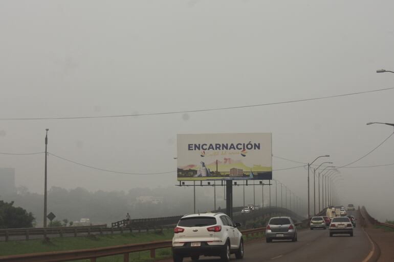 Calidad de aire insalubre: Encarnación, ciudad escondida bajo humo