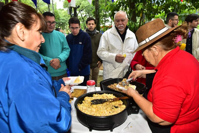 Las ferias gastronómicas fueron, sin dudas, también grandes atracciones de la jornada de ayer.