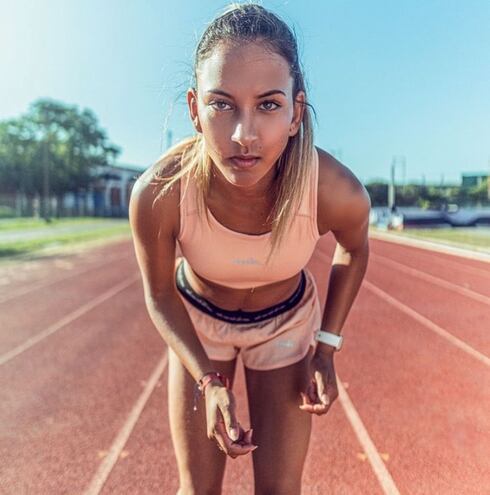 La atleta Ana Paula Argüello del Río (11/7/2003) batió un nuevo récord nacional en la prueba de los 100 metros con vallas.