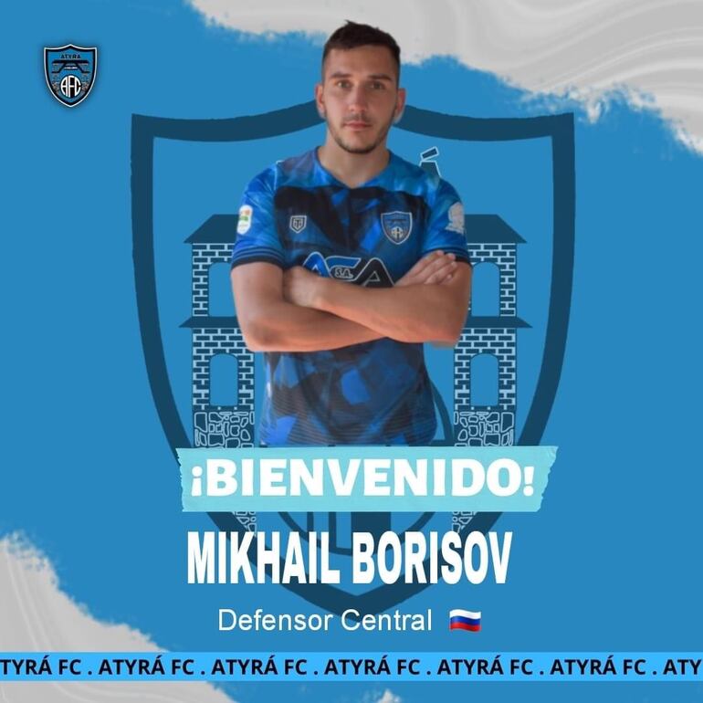 Mikhail Borisov, nuevo jugador de Atyrá FC.