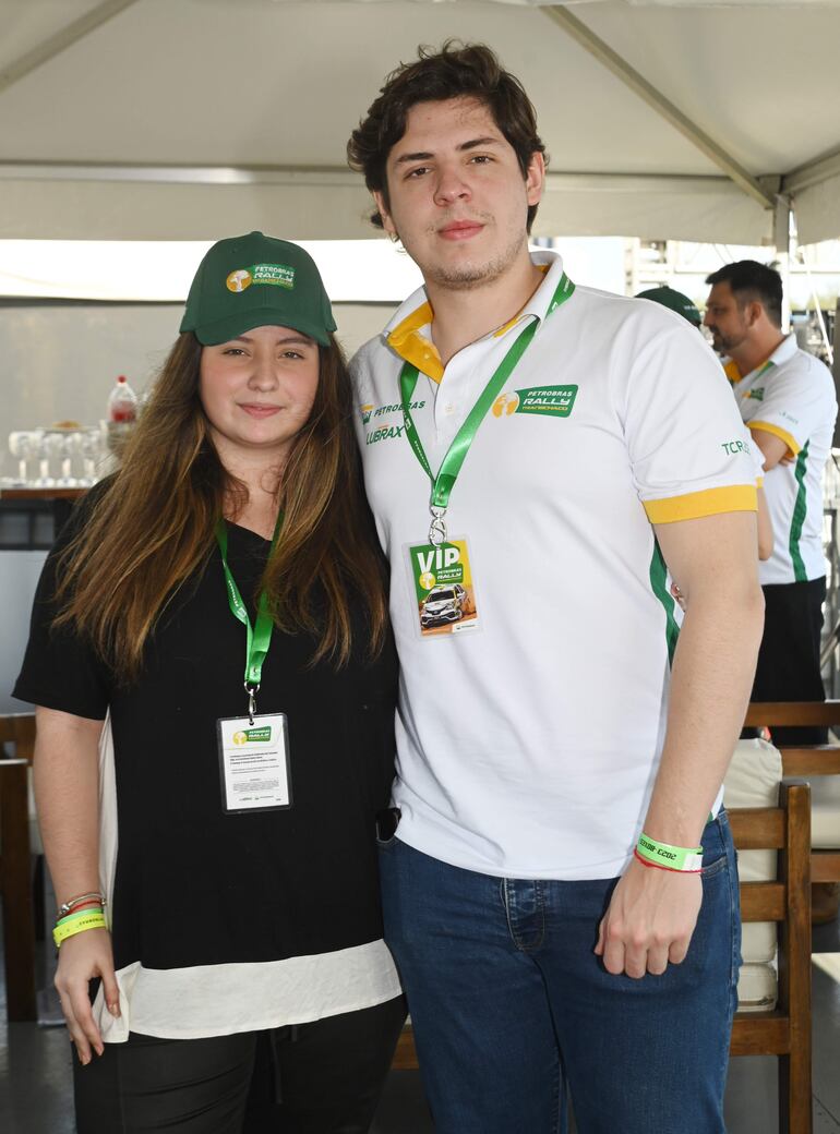 Agustina Rodríguez y Giovanni Beconi.