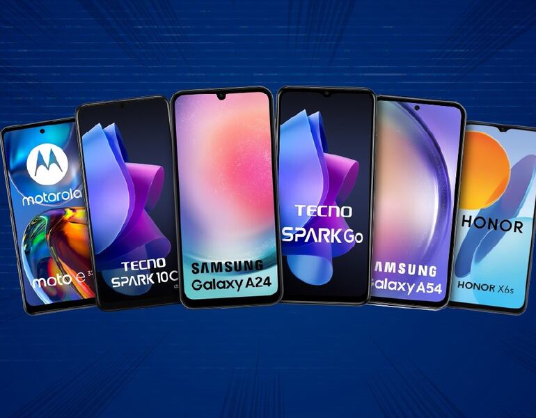 Distintos modelos de smartphones forman parte de la Celumanía de Tigo, para aprovechar en este mes.