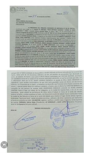 Fiscalía General del estado recibió antecedentes sobre el robo agravado ocurrido el 20 de junio de 2021 en la casa del intendente de San Antonio, Raúl Mendoza Ramos (PLRA). Un tribunal de Luque condenó a los culpables a 14 y 12 años de cárcel.