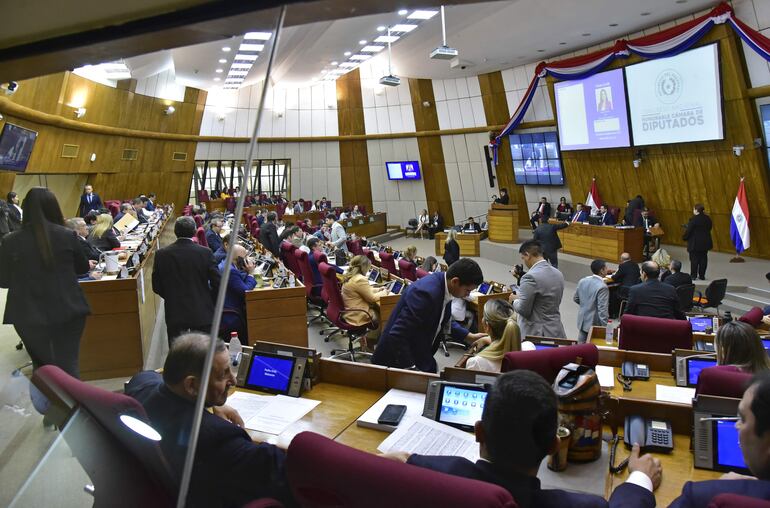 Sesión de Cámara de Diputados. (archivo).