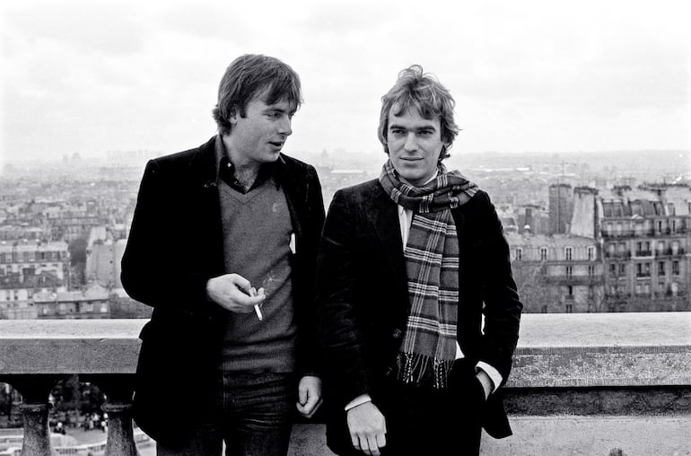 Christopher Hitchens y Martin Amis en 1980 (Foto: Angela Gorgas).