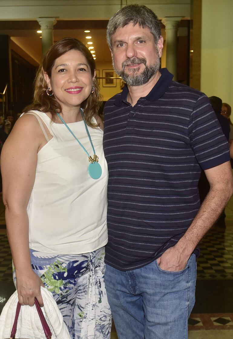 Laura Sánchez y Rodrigo Irala.