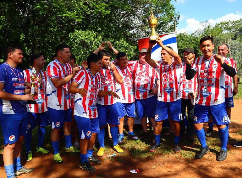 Filial Coronel Oviedo, flamante campeón de Fuerza Libre  del CPDP.