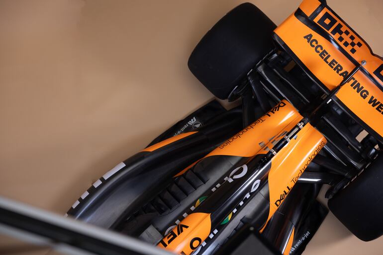 La presentación del MCL38, monoplaza de la escudería McLaren, para la temporada 2024 de la Fórmula 1.