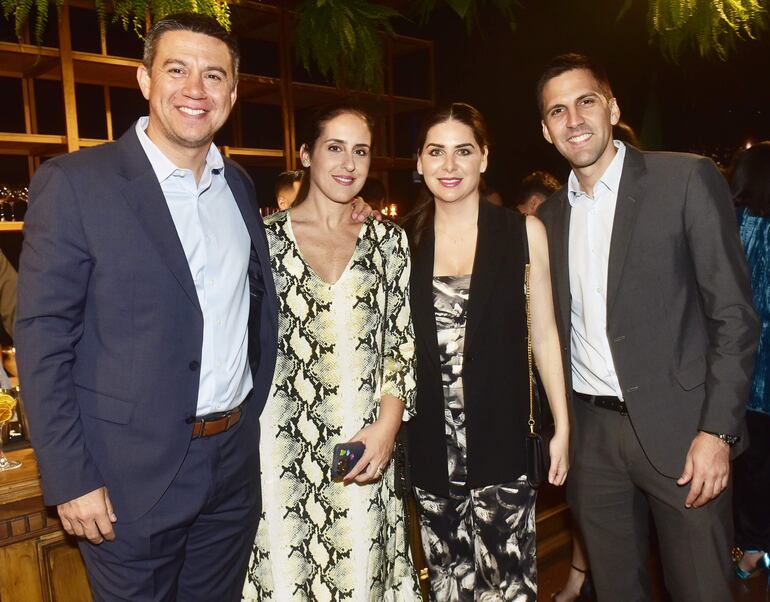 Julio Ferrari, Cristina Vargas Peña, Isabel Pampliega y Diego Galeano.