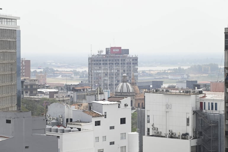 Hoy la calidad de aire en Asunción es de "regular o moderado", según el Mades. 