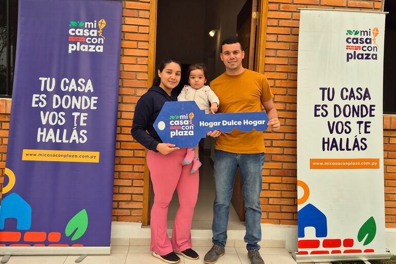 Una familia que hizo posible el sueño de la casa propia, con Mi Casa con Plaza.