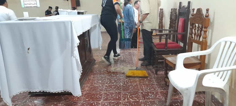 La Policía Nacional informó que ya tiene identificado al sospechoso de haber cometido un acto sacrílego en la iglesia San Blas de Pilar.