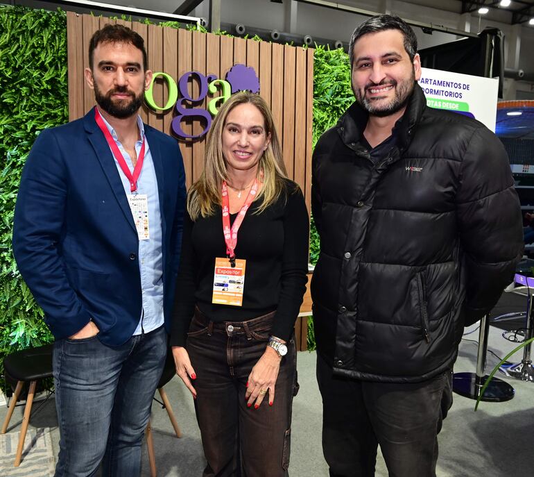 Ricardo Sánchez, Carolina Sánchez y Sergio Ferreira.