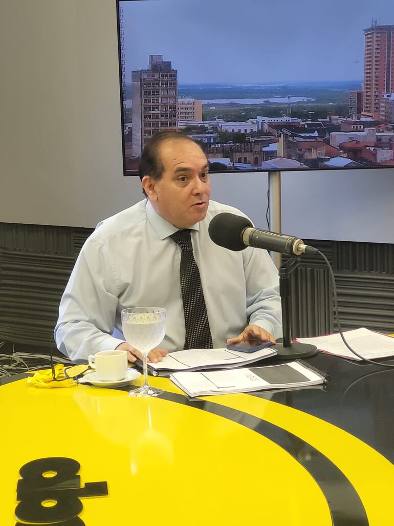 Miguel Marecos, presidente del Sindicato Nacional de Directores(Sinadi), en estudios de ABC Cardinal.