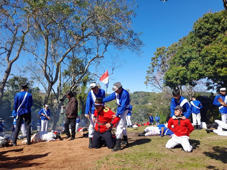 Jóvenes revivirán pasajes de la batalla de Piribebuy con un recorrido histórico