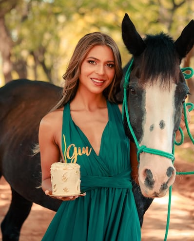 ¡Feliz! Giuliana Tewes ayer celebró su cumpleaños.