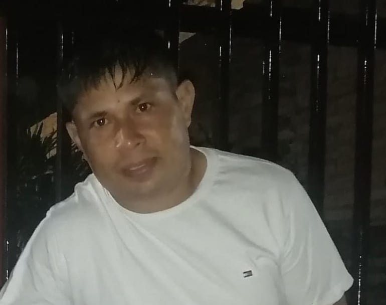 Pedro Alexis Cáceres Almirón (36) se encuentra desaparecido.