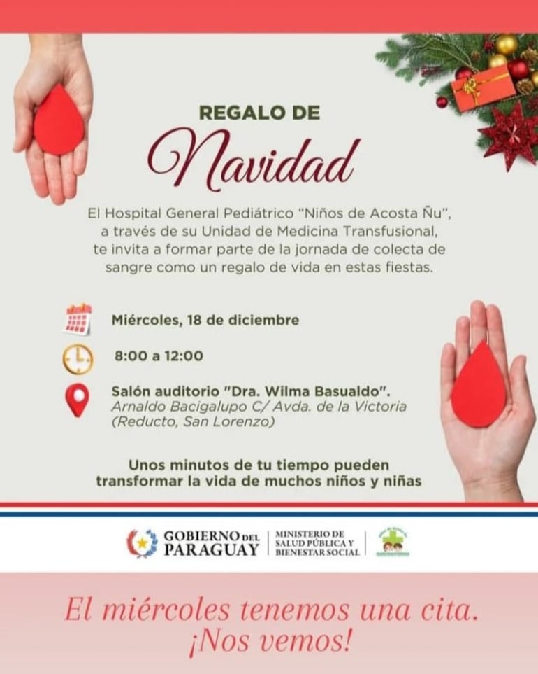 La donación de sangre salva vidas.