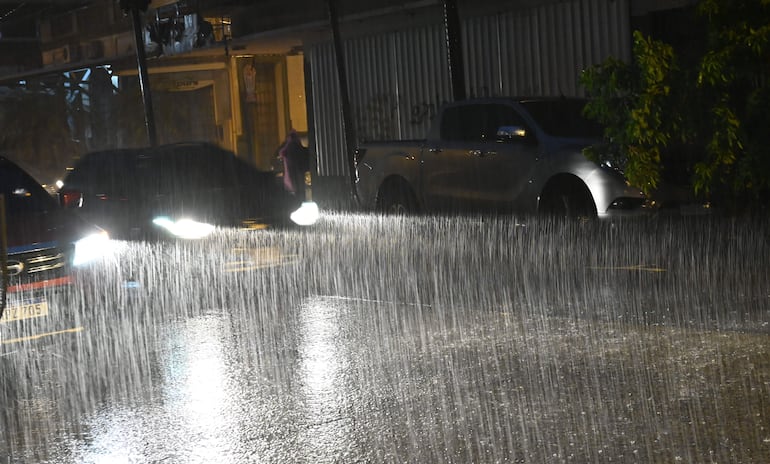 Lluvias intensas en Paraguay.