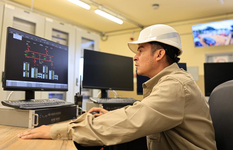 Subestación eléctrica de la Ande en Caaguazú