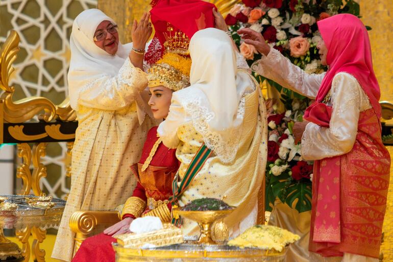 Una de las ceremonias llevadas a cabo durante los diez días que duraron las celebraciones. 