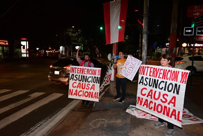 Con bocinazos, conductores mostraron apoyo a los manifestantes. 