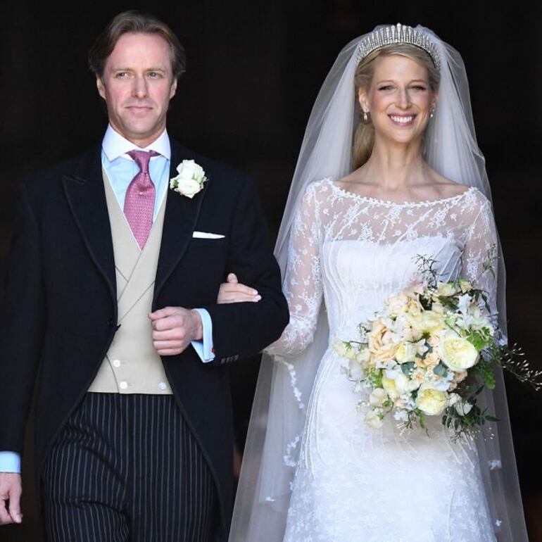 Gabriella Windsor y Thomas Kingston el día de su boda en mayo de 2019.