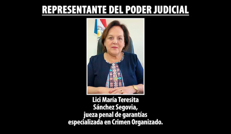 Lici María Teresita Sánchez Segovia, jueza penal de garantías especializada en Crimen Organizado.