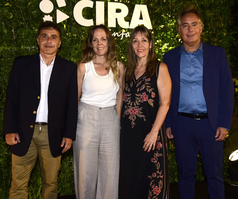 Rodrigo Carballido, Eugenia Samaniego, Cecilia López y Lisandro Olmos.