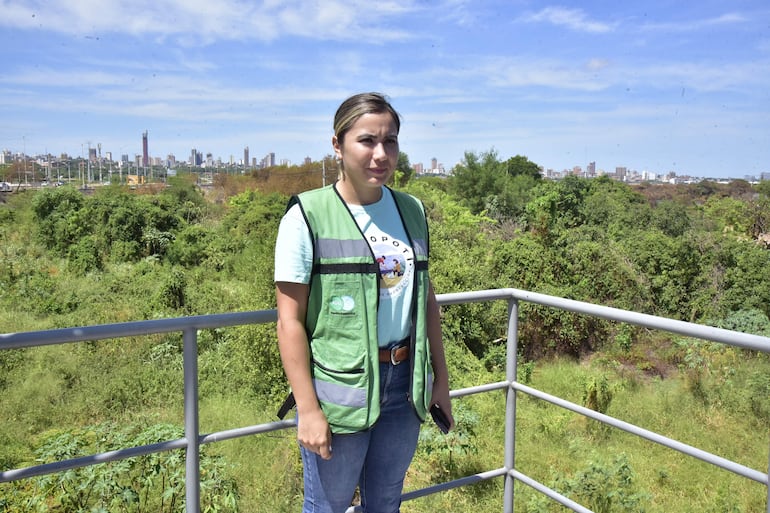 Cinthia Guerreño, directora general de Gestión Ambiental de la Municipalidad de Asunción.