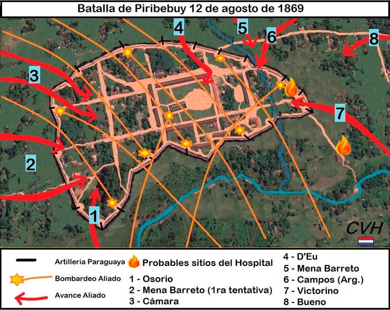 La Batalla de Piribebuy.

Imagen: gentileza del profesor Carlos Von Horoch.