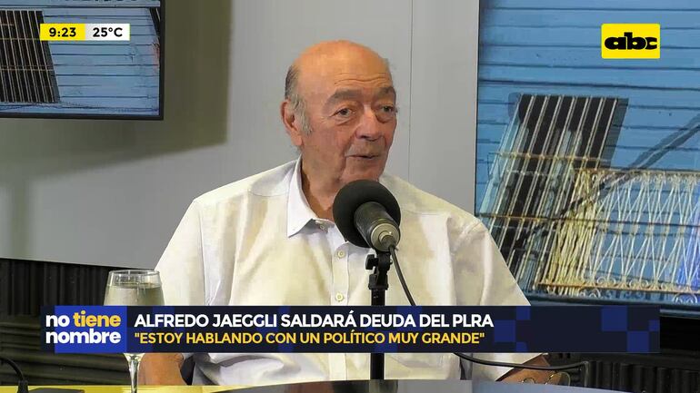 Alfredo Jaeggli en ABC Tv. 