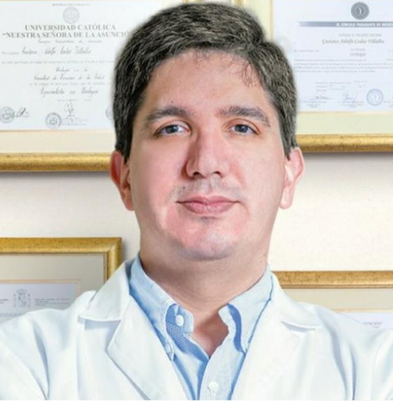 El presidente de la Sociedad Paraguaya de Urología (SPU), doctor Gustavo Codas.