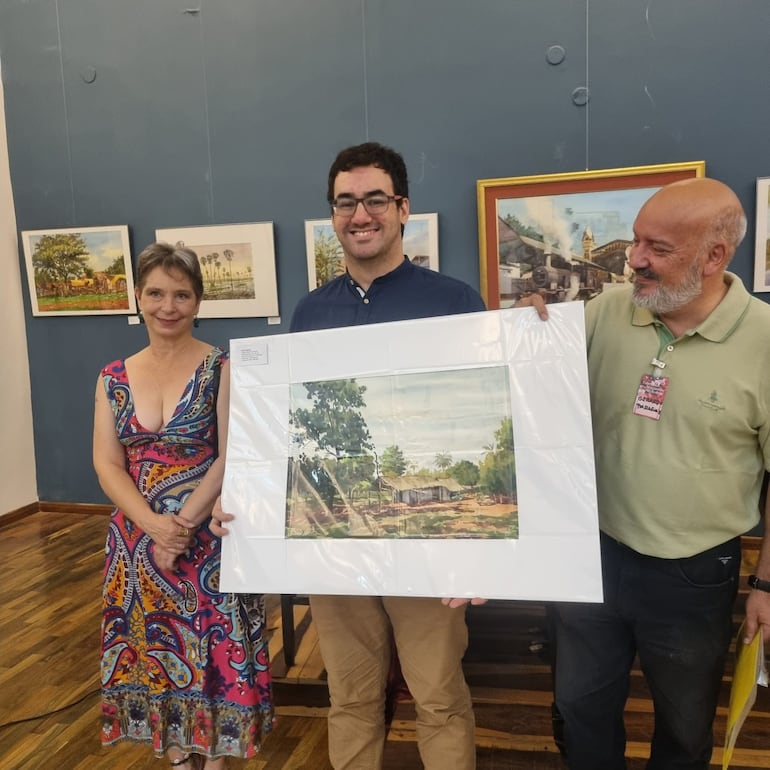 Maricarmen Aparici, Paulo Bordón y Gerardo González.