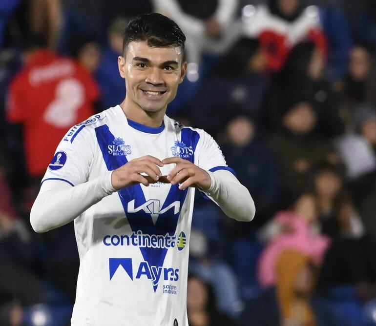 Hugo Iván Valdez (28 años), volante ofensivo del Sportivo Ameliano, lleva cuatro goles en la Copa Sudamericana.