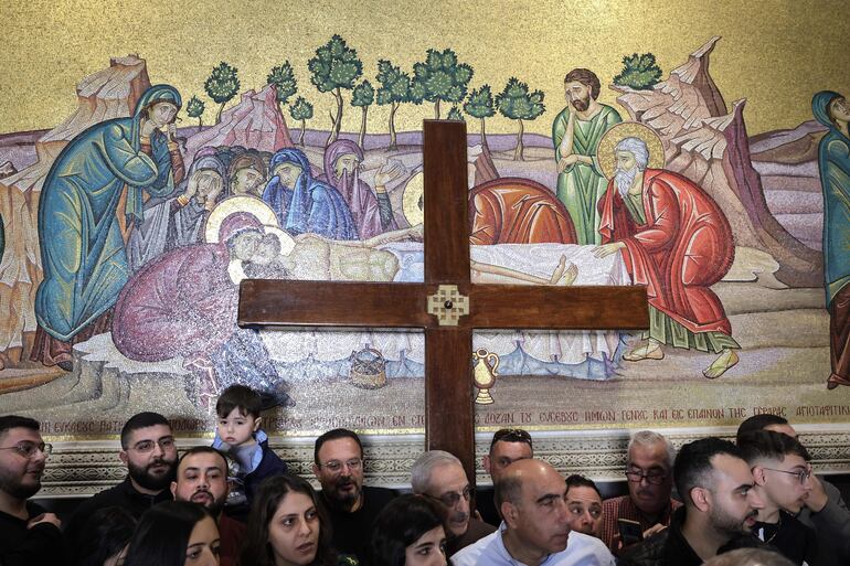 Iglesia del Santo Sepulcro en la Ciudad Vieja, Jerusalén. 