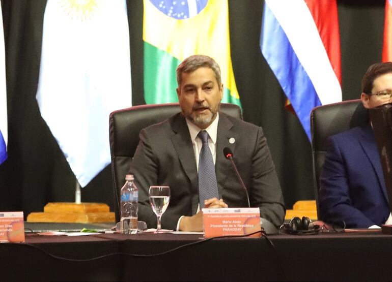 El mandatario dio la bienvenida y compartió unas palabras en la octava reunión de la Iniciativa de América Latina, Declaración de Punta del Este.