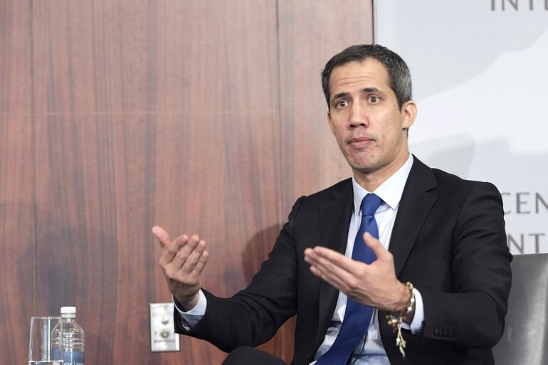 El dirigente opositor venezolano Juan Guaidó se encuentra exiliado en EE.UU.