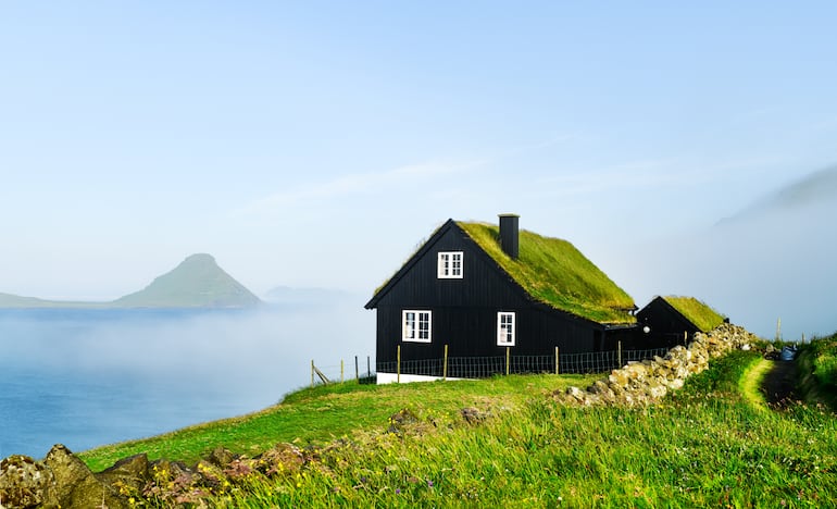 Casa en la Islas Feroe.