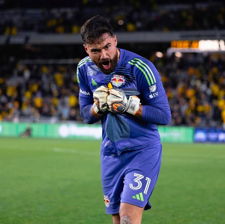 Carlos Miguel Coronel, guardameta del New York Red Bulls y de la selección paraguaya.