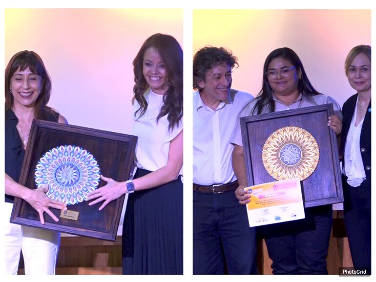 Periodistas de ABC Color reciben premio "Amigos de la Niñez y la Adolescencia".