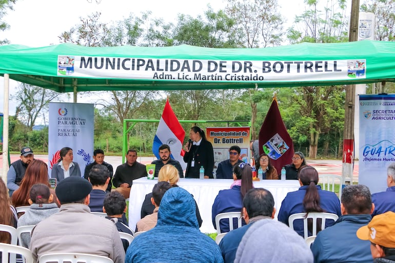 El primer distrito beneficiado es Dr. Bottrell y le sigue Félix Pérez Cardozo y Yataity.